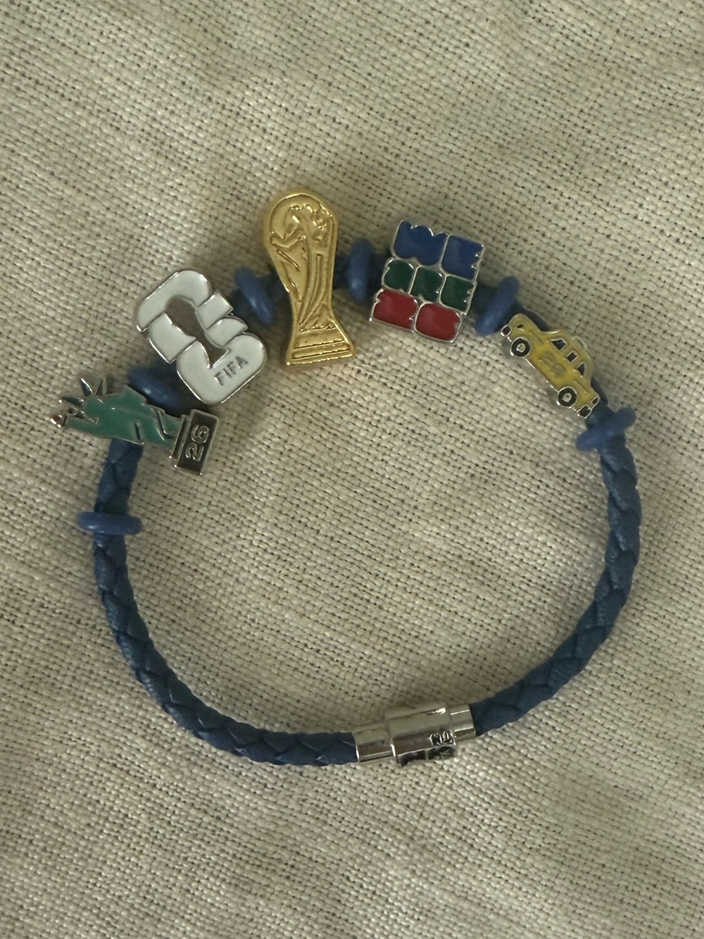 Fifa world cup nyc charm bracelet
